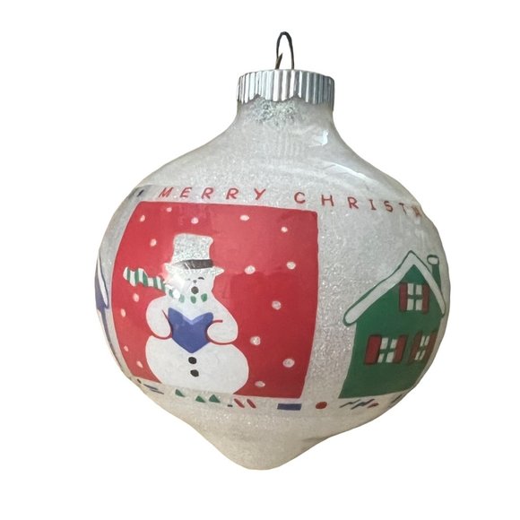 Vintage Hallmark 1988 Sparkling Glass Ornament - Picture 1 of 6